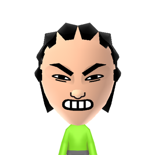 Bae Mii character: Also known as Bae, he is a singer from a Korean group "Big Bang".