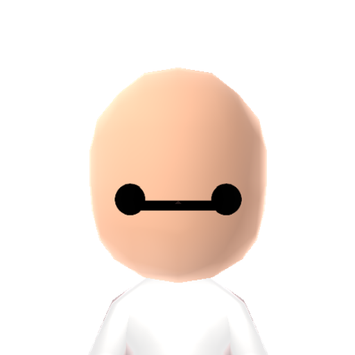 Baymax Mii character: These are extracted and derived from the Mii Central Miis from the 3DS Miitopia.