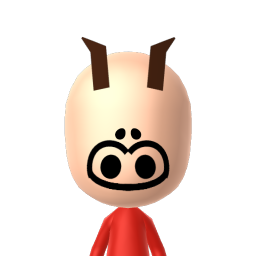 pig Mii character: These are extracted and derived from the Mii Central Miis from the 3DS Miitopia.