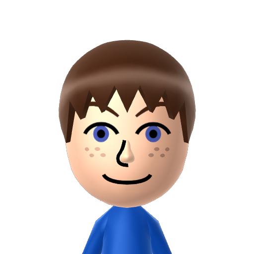 Justin Mii character: from My Wii U Friend List (July 2017) [@AwesomeGamerland]