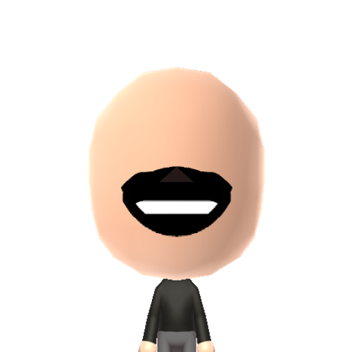 Oreo Mii character: It's an oreo cookie.