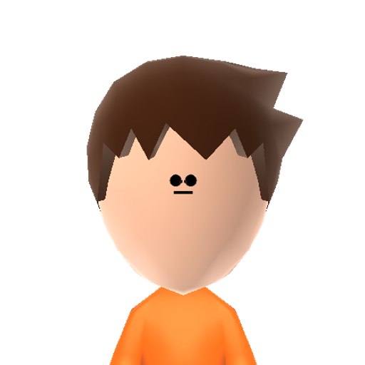Zach Hadel Mii character: Second of the duo in the cartoon "Hellbenders". Like in real life, he is Chris O'Neil's best pal and possible life partner.