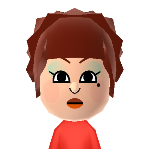 めんく　いくこ Mii character: A Mii from Gotouchi Tetsudou: Gotouchi Chara to Nihon Zenkoku no Tabi