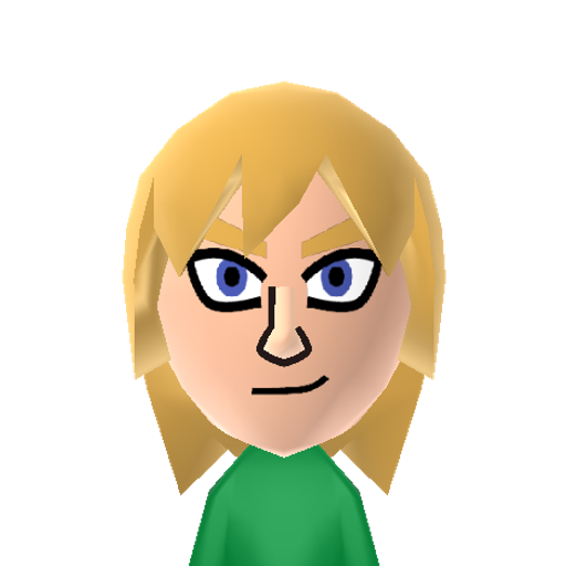 Link Mii character: The adventurous young Hylian from The Legend of Zelda