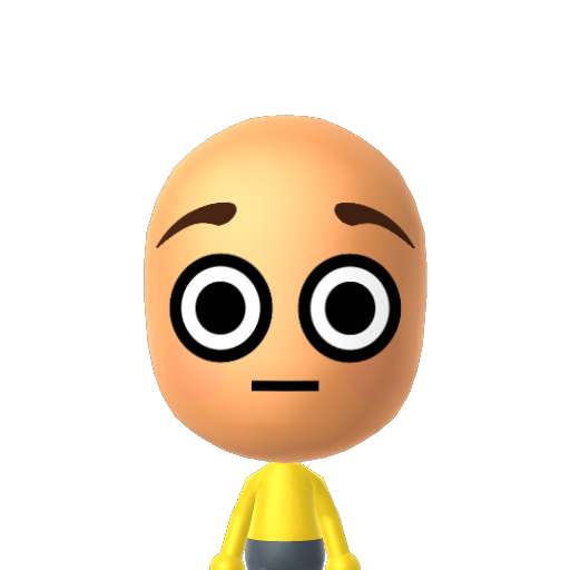 Flushed Mii character preview