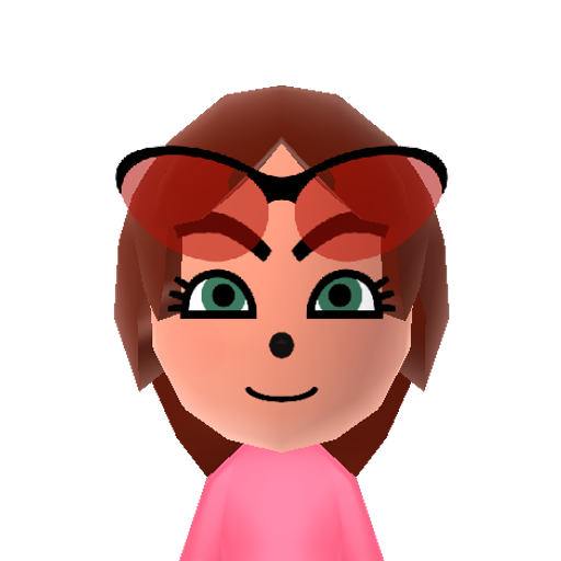 Amy Rose Mii character preview
