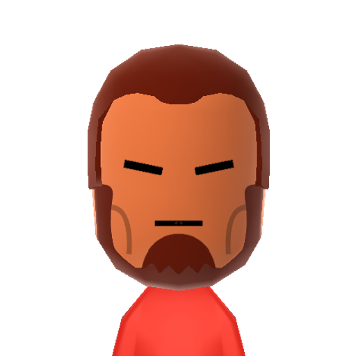 iron man Mii character: From Marvel comics/movies.
