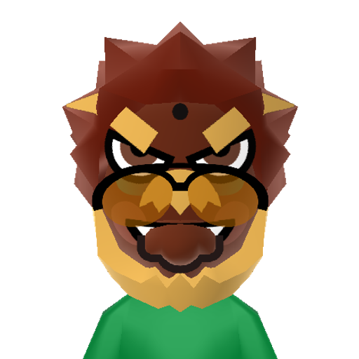 Bowser Mii character preview