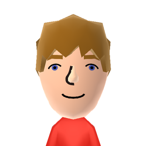 Red Mii character: NNID: howyadoin12344