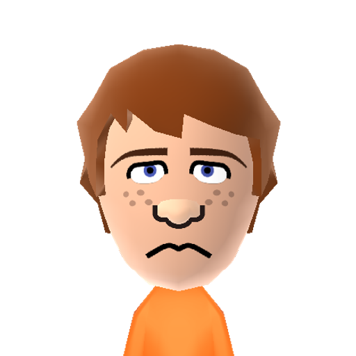 RonWeasley Mii character: Best friend of Harry Potter and Hermoine Granger from the "Harry Potter" series. Portrayed by Rupert Grint in the films.