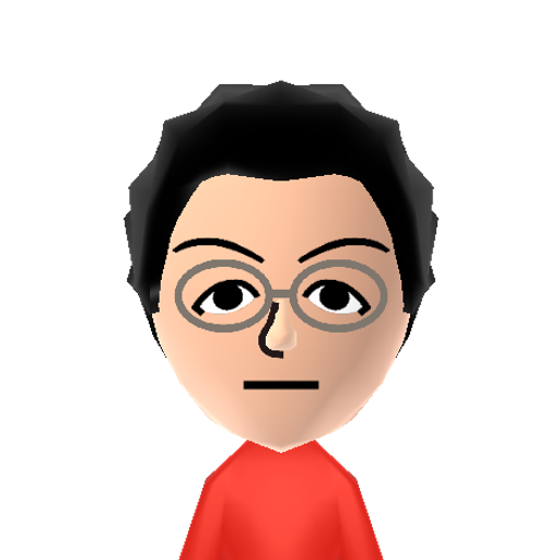 みつもと Mii character: a Staff Mii from Skater Cat