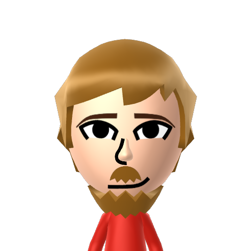 MrBeast Mii character: A Mii from Wii Sports Resort: Meme Squad, a mod for Wii Sports Resort