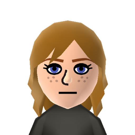 Ginge Mii character preview