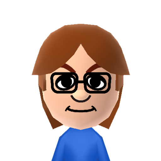 2nkf Mii character: A Mii from Jackson's WSR Mod, a mod for Wii Sports Resort.