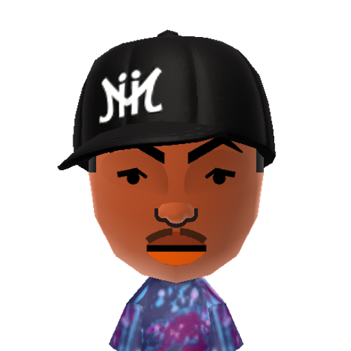 Nas Mii character: a Mii from Tomodachi Life Mii QR Codes: Version 2