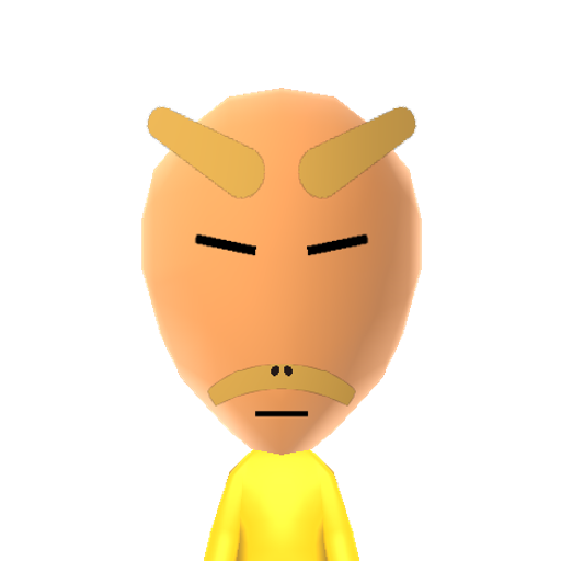 Abra Mii character: Psychic-type Pokemon.