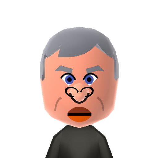 Mel Brooks Mii character: Film maker and actor famous for his comedies like "Blazing Saddles", "The Producers", "Young Frankenstein", and "Spaceballs".