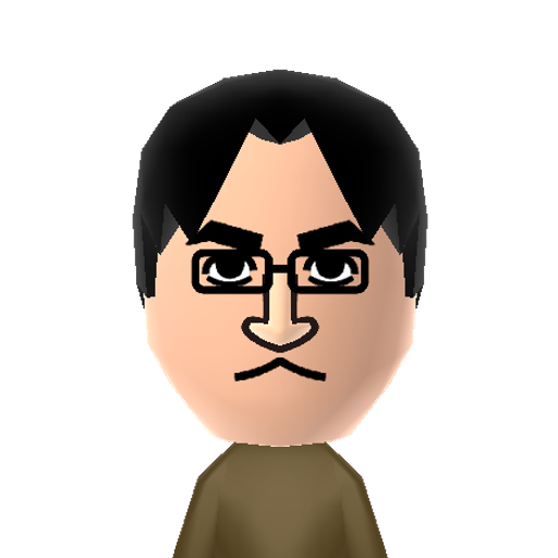 3ぶちょうA Mii character: A Mii from Minna no Jōshiki Ryoku TV