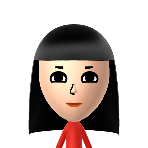 Heather Mii character: A Mii from Wii Sports Resort: Meme Squad, a mod for Wii Sports Resort