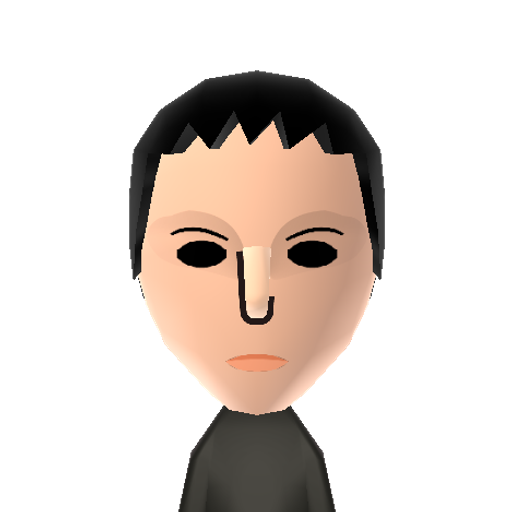 Vector Mii character preview