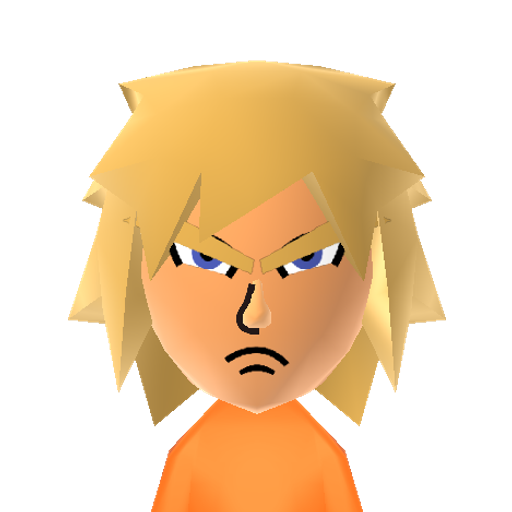 San Goku Mii character: These are extracted and derived from the Mii Central Miis from the 3DS Miitopia.