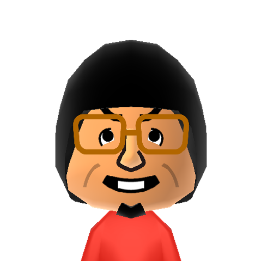 Shinnosuke Mii character: Mii from Wii Sports. Expert Mii from Wii Party. An alternate expression of his.