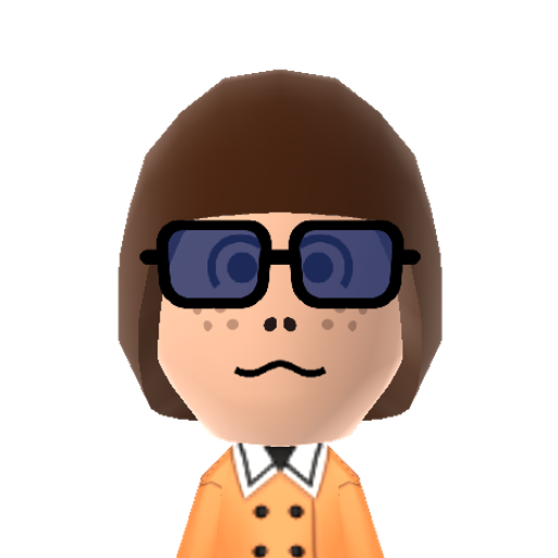 Velma Mii character: Velma Dinkley from Scooby-Doo. (Source: www.jvgs.net/tlblog/qrcodes.htm)