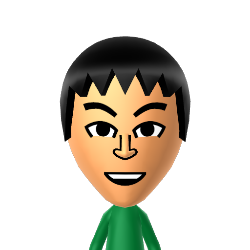 Angelo Mii character: A Mii from Last Day of WaraWara Plaza, a mod for Nintendo Wii U (WaraWara Plaza)