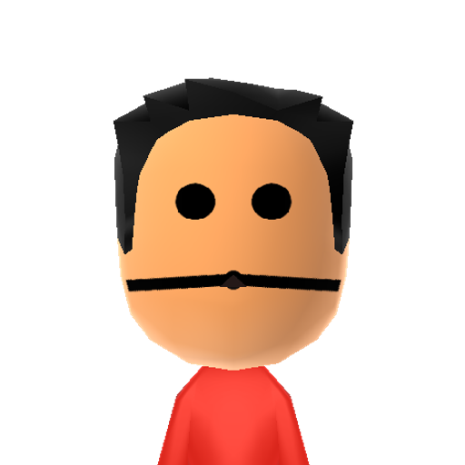 Terrance Mii character: Canadian character from "Terrance and Phillip" episodes of "South Park".