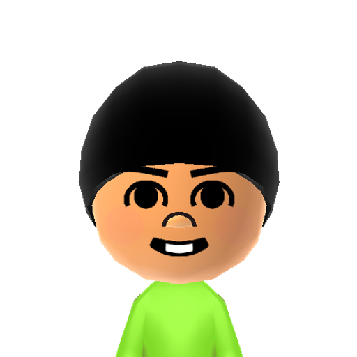 Xiaojian Mii character: CPU Mii from Wii Party U