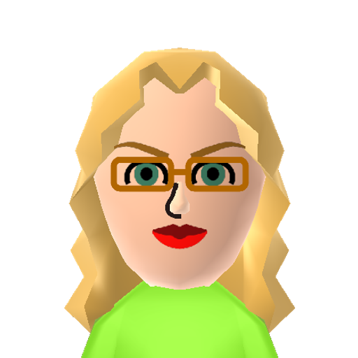 Hannah Mii character: NNID: HannaHofm08