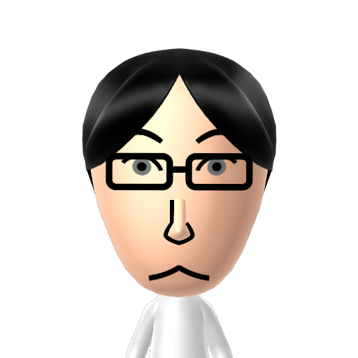 man Mii character: A random Mii from my Wii U