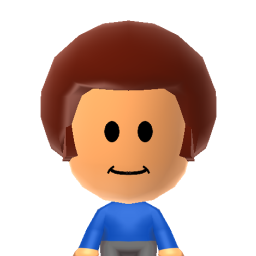 Toad Mii character preview