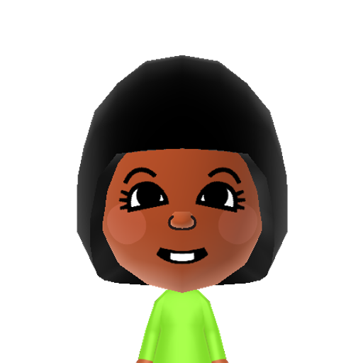 Donna Mii character: A Mii from Wii Sports Resort: Meme Squad, a mod for Wii Sports Resort