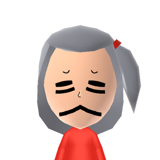ΧΡΣΝΗΘΙΚ Mii character: A random Mii frm my Wii