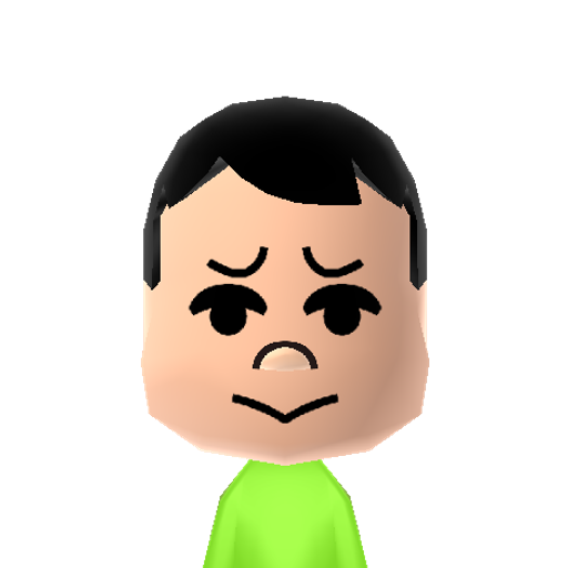 NINTENDO Mii character: a Default WaraWara Plaza Mii