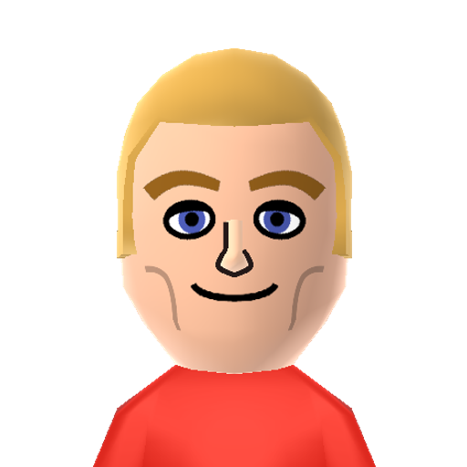 Incredible Mii character: A Mii from Wii Sports Resort: Meme Squad, a mod for Wii Sports Resort