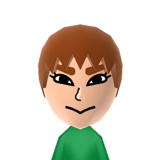 ダン Mii character: A random Mii I made for testing