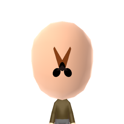 sissors Mii character: snip snip