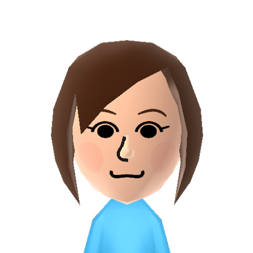 なーなちゃん Mii character: A Mii used for Nintendo Network ID MILK0406 by なーなちゃん.