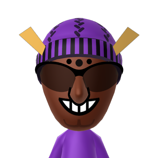 Nightmare Mii character: a Mii used in Mii Fighter QR Codes Series / Custom Mii Fighter Versus