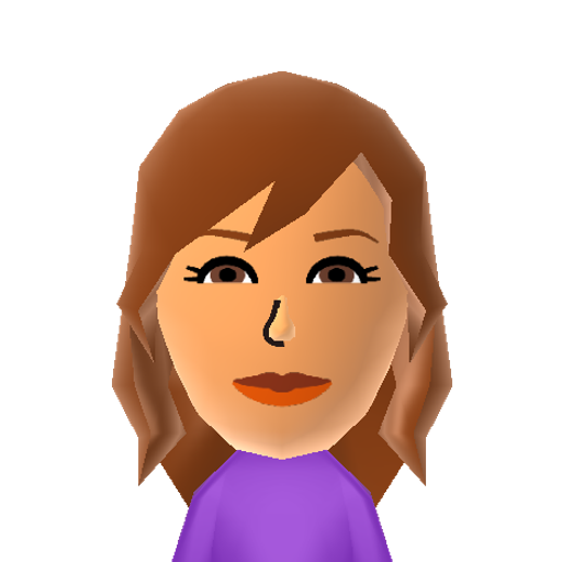 Rosalyn Mii character: "Hey there! I'm Rosalyn, a new Ambassador here at Nintendo New York. I've spent pretty much my whole life playing Nintendo games and I am so excited to share those memories with all of you. I LOVE all things Kirby and Pokémon, and I'm always ready to try something new!"