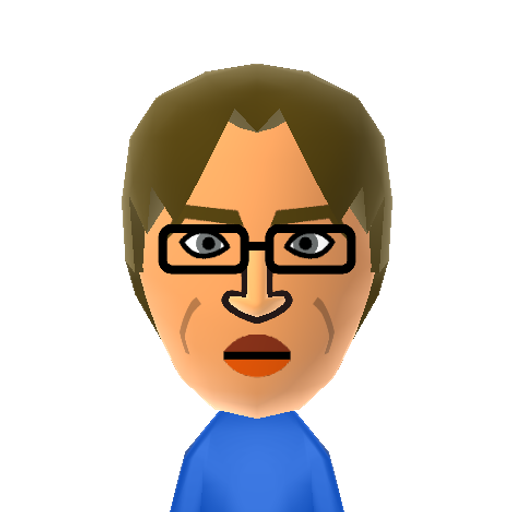 Kazuyuki Mii character: A Mii from You Play Motion, a mod for Wii Play Motion.