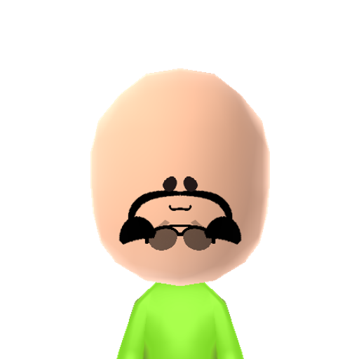 Frog Mii character preview