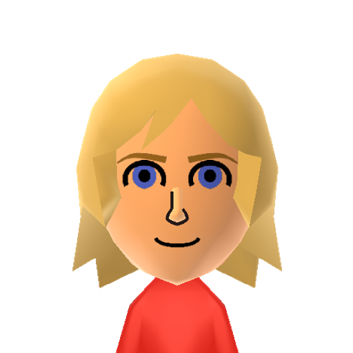 Shulk Mii character preview