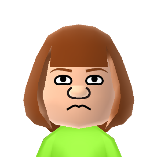 EF Shopper Mii character: One of the characters in the physics racing game "Happy Wheels".