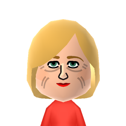 Hillary Mii character preview