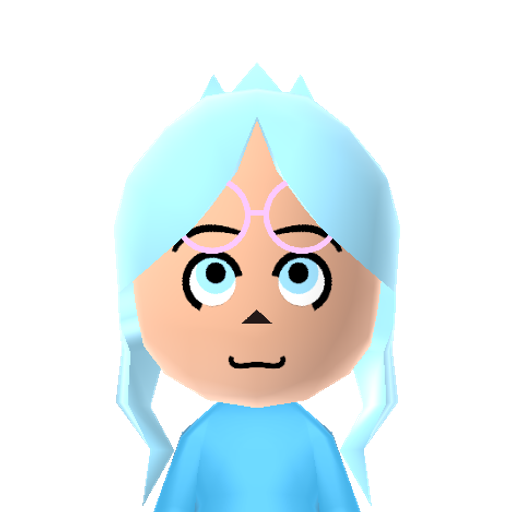 みずいろヨッシー！ Mii character: Extracted from Super Mario Maker 2 servers. Maker Name: AOI(ゝ"/) -- Maker ID: Q10-WD9-0DG -- Country: Japan