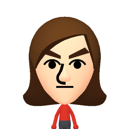 name26 Mii character: This Mii is from the Switch SDK as a SampleDB Mii.