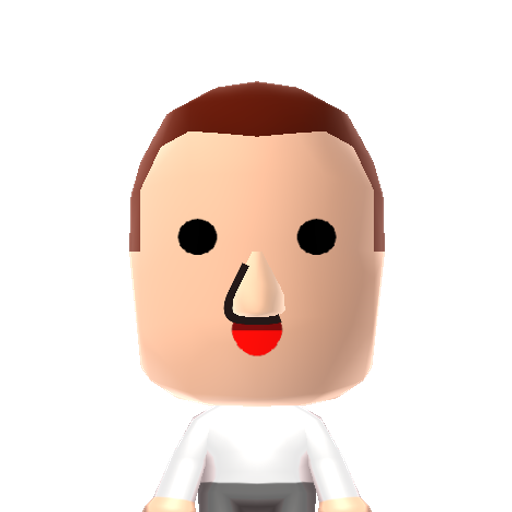 Chicken Mii character: Starting character from the mobile game "Crossy Road".